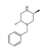 (2R,5S)-2,5-二甲基-1-(苯甲基)-哌嗪结构式