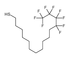 12,12,13,13,14,14,15,15,15-nonafluoropentadecane-1-thiol结构式