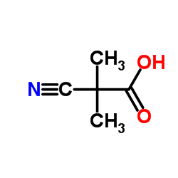 2-Cyano-2-methylpropanoic acid structure