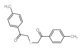 Ethanone,2,2'-thiobis[1-(4-methylphenyl)-结构式