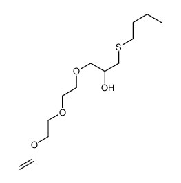 1-butylsulfanyl-3-[2-(2-ethenoxyethoxy)ethoxy]propan-2-ol Structure