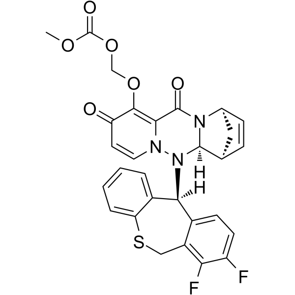 Cap-dependent endonuclease-IN-8 Structure