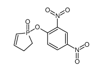 1-(2,4-dinitrophenoxy)-2,3-dihydro-1λ5-phosphole 1-oxide结构式