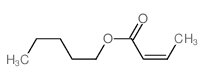 2-Butenoic acid, pentylester Structure