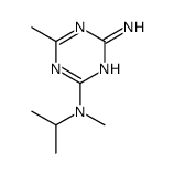 2-N,6-dimethyl-2-N-propan-2-yl-1,3,5-triazine-2,4-diamine结构式