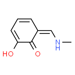 2,4-Cyclohexadien-1-one, 2-hydroxy-6-[(methylamino)methylene]-, (6Z)- (9CI) Structure
