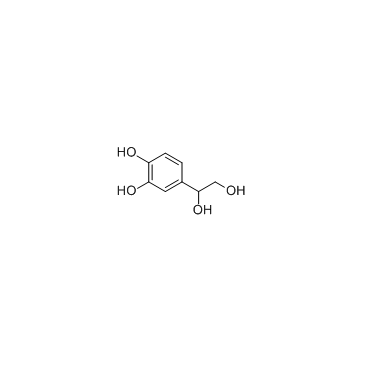 3,4-Dihydroxyphenylglycol structure