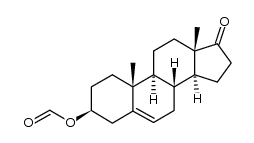 17-oxoandrost-5-en-3-yl 3β-formate结构式