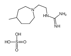 2-[2-(4-methylazepan-1-yl)ethyl]guanidine,sulfuric acid Structure