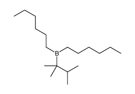 2,3-dimethylbutan-2-yl(dihexyl)borane结构式