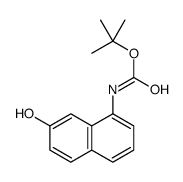 tert-butyl N-(7-hydroxynaphthalen-1-yl)carbamate结构式