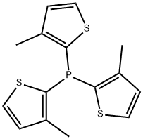 Tris(3-methyl-2-thienyl)phosphine structure
