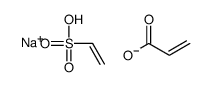 sodium,ethenesulfonate,prop-2-enoic acid结构式