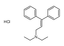 3,3-diphenylprop-2-enyl(diethyl)azanium,chloride结构式