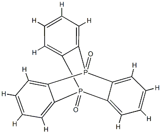 5,10-Dihydro-5,10-[1,2]benzenophosphanthrene 5,10-dioxide结构式