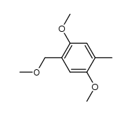 1,4-dimethoxy-2-(methoxymethyl)-5-methylbenzene结构式
