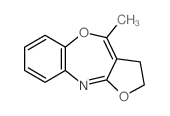 4-methyl-2,3-dihydrofuro[3,2-c][1,5]benzoxazepine结构式