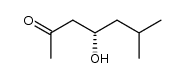 2-Heptanone, 4-hydroxy-6-methyl-, (4S)- (9CI)结构式