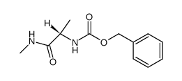 N-Cbz-N'-甲基-L-丙氨酰胺结构式