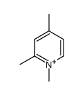 1,2,4-trimethylpyridin-1-ium Structure