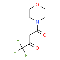 4,4,4-trifluoro-1-morpholino-1,3-butanedione structure