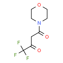 4,4,4-trifluoro-1-morpholino-1,3-butanedione Structure