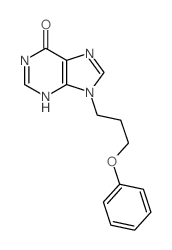 9-(3-phenoxypropyl)-3H-purin-6-one structure