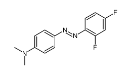 ANILINE, p-((2,4-DIFLUOROPHENYL)AZO)-N,N-DIMETHYL- Structure