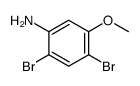 2,4-二溴-5-甲氧基苯胺结构式