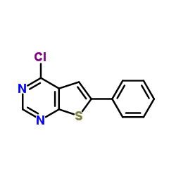 4-chloro-6-phenylthieno[2,3-d]pyrimidine Structure