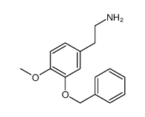 2-(3-(苄氧基)-4-甲氧基苯基)乙胺结构式