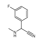 Benzeneacetonitrile, 3-fluoro-alpha-(methylamino)- (9CI) picture