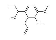 1-(2-allyl-3,4-dimethoxyphenyl)prop-2-en-1-ol Structure