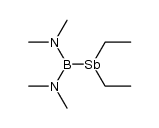 bis(dimethylamino)diethylstibinoborane结构式