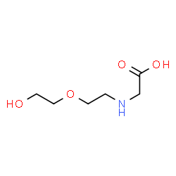 Glycine, N-[2-(2-hydroxyethoxy)ethyl]- (9CI) Structure