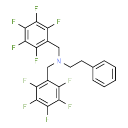 N,N-Bis[(pentafluorophenyl)methyl]benzeneethanamine结构式