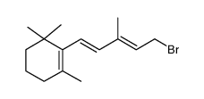 1-Brom-3-methyl-5-(2',6',6'-trimethylcyclohex-1-enyl)-penta-2,4-dien结构式