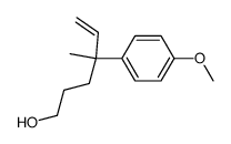4-(4-methoxyphenyl)-4-methylhex-5-en-1-ol Structure