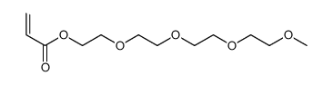 2-[2-[2-(2-methoxyethoxy)ethoxy]ethoxy]ethyl prop-2-enoate结构式