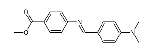 Methyl-p-dimethylaminobenzylidene-p-aminobenzoat Structure