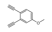 ((4-methoxy-1,2-phenylene)bis(ethyne-2,1-diyl))bis(trimethylsilane) Structure