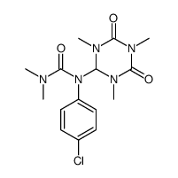 1-(4-chloro-phenyl)-3,3-dimethyl-1-(1,3,5-trimethyl-4,6-dioxo-[1,3,5]triazinan-2-yl)-urea Structure