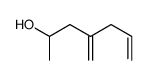 4-methylidenehept-6-en-2-ol Structure