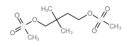 1,4-Butanediol, 2,2-dimethyl-, dimethanesulfonate structure