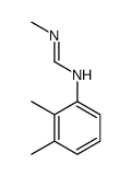 N-(2,3-dimethylphenyl)-N'-methylmethanimidamide结构式