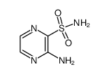 3-amino-pyrazine-2-sulfonic acid amide结构式