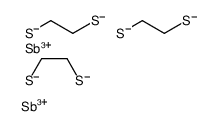 2-[2-(1,3,2-dithiastibolan-2-ylsulfanyl)ethylsulfanyl]-1,3,2-dithiastibolane Structure