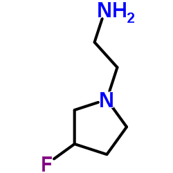 3-氟-(9ci)-1-吡咯烷乙胺结构式