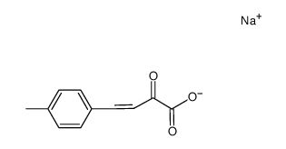 sodium salt of 4-methylbenzylidenepyruvate Structure