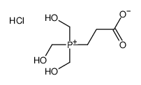 2-carboxyethyl-tris(hydroxymethyl)phosphanium,chloride结构式